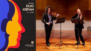 VIOLINSKI DUO KRPAN  Anđelko i Martin Krpan violina [upl. by Atnahsal]