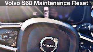 20192025 Volvo s60 maintenance reminder reset [upl. by Harpp385]