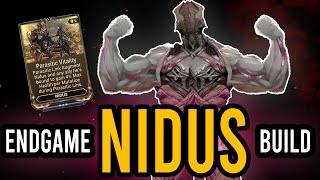 Ultimate Nidus Prime Build  Parastic Vitality Warframe [upl. by Aillij]