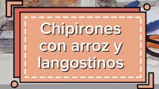 Chipirones con arroz y langostinos [upl. by Anilys206]