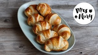 SchinkenGipfeli Rezept  Schinkenkipferl  croissants au jambon [upl. by Yadnus]