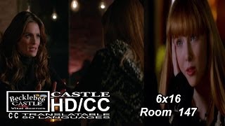 Castle 6x16 Room 147 Beckett amp Alexis Talk Scene HDCC [upl. by Gweneth965]