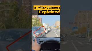 Using the APillar Angle to Judge Distance cardrivingtips automobile car shorts [upl. by Agace]