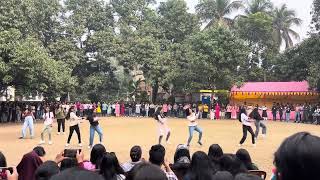 College Special dance Charnock Institute Picnic 2k24flashmob 🫶🏻 college flashmob youtube [upl. by Kraul568]