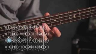 How to Play a G Sharp  A Flat Note  Bass Guitar [upl. by Corneille963]