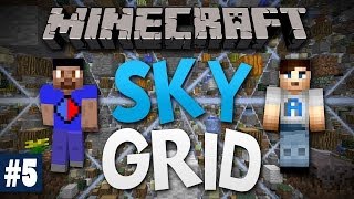 Minecraft SKY GRID 5 with Vikkstar amp Ali A Minecraft Skygrid Survival [upl. by Anitsugua140]