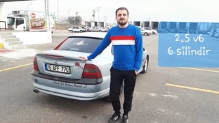 Opel VECTRA B 25 V6 Detaylı İnceleme Test [upl. by Columbyne462]