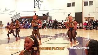 The Diamond Factory  Minis Showcase  Pontiac MI  Majorette Dance Competition [upl. by Bywaters]