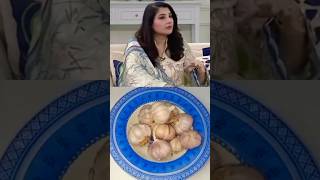 😮javeriya saoud ne btaya garlic 🧄 paste ko store Krny ka trikahow to store garlic paste shorts [upl. by Balliett754]