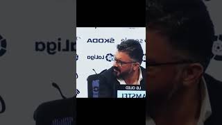 Gattuso vs giornalista spagnolo gattuso [upl. by Naillig]