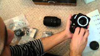 Unboxing Nikon D5300 with 18140mm VR lens [upl. by Rolph]