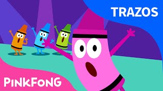 Dibujar formas  Trazos  PINKFONG Canciones Infantiles [upl. by Sukramed]