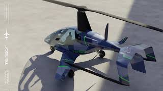 TENSOR 600X Gyroplane XSTOL characteristics at lowest operating costs [upl. by Thia545]