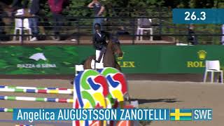 Nintender Star par NINTENDER et Angelica Augustsson Zanotelli  7e 1m45 CSIO Rome [upl. by Shah]