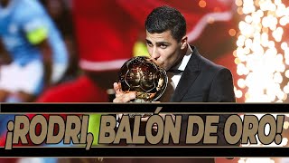 ¿POLÉMICO ¡Rodri se lleva el Balón de Oro ¡El español es el mejor del mundo  TUDN [upl. by Alaj]