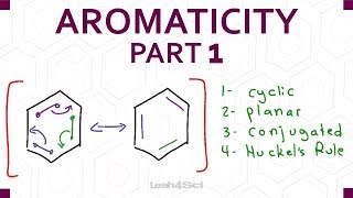 Aromaticity Part 1  Cyclic Planar Conjugated and Huckels Rule [upl. by Trinatte]