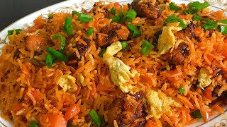 Schezwan Chicken Egg Fried Rice recipe  Chicken EggFried Rice  Easy amp Tasty Fried Rice recipe [upl. by Neomah924]