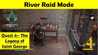 Assassins Creed Valhalla River Raid Mode  The Legacy of Saint George  Find Clues in Monasteries [upl. by Enyamrahc809]