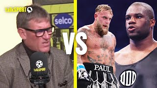 quotI THINK ITS RIDICULOUSquot Simon Jordan SLAMS The Idea Of Jake Paul Fighting Daniel Dubois [upl. by Yboc]