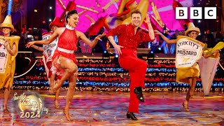 Jamie Borthwick amp Michelle Tsiakkas Jive to The Ketchup Song by Las Ketchup ✨ BBC Strictly 2024 [upl. by Bagley]