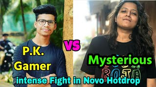 PK GAMER vs Mysterious YT intense fight in hotdrop Novo  Emulator [upl. by Anassor]