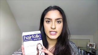 Wellwoman Hairfollic Vitamins Review  Just Jeevz [upl. by Enel23]