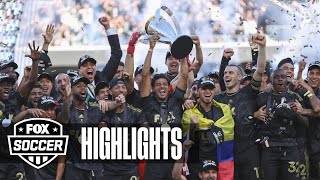 LAFC vs Philadelphia Union Highlights  2022 MLS Cup Final  FOX Soccer [upl. by Enyaht]