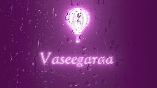 Vaseegara song lyrics [upl. by Nena]