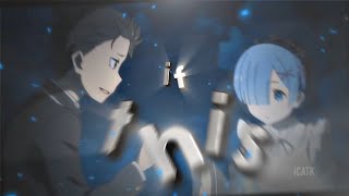 AMV Typography Re Zero Alone  After Effects [upl. by Dalenna]