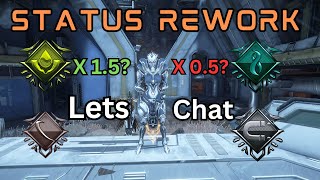 Status Rework Discussion  Warframe [upl. by Gotthelf]