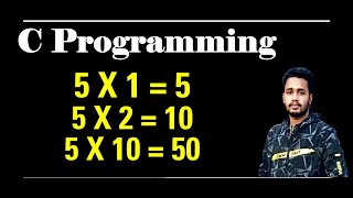 Printing a multiplication table  C programming  for loop application [upl. by Donegan]