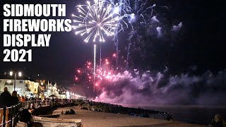 SIDMOUTH FIREWORKS DISPLAY  Sidmouth Seafront  28 August 2021 2130 [upl. by Moth213]