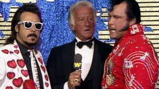 Bob Uecker interviews The Honky Tonk Man at WrestleMania IV [upl. by Nojid621]