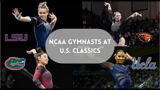 Current amp Future NCAA Gymnasts Competing at 2023 US Classics [upl. by Ahc]