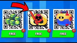 LEGENDARY NEW GIFTS QR CODE 🎁 FREE MEGA BOX 😱 BRAWL STARS NEW UPDATE [upl. by Acireed]