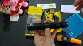 Unboxing new P12 nitecore LED flashlight [upl. by Frederik]