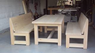 Green oak furniture made without screws and glue [upl. by Aratahs]