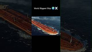 World Biggest Ship Seawise Giant😮🤔 knowledge information shorts [upl. by Ynafets326]