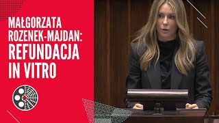 Małgorzata RozenekMajdan  refundacja In vitro [upl. by Laband]