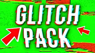 Top 20 Glitch Effects Green Screen Overlays Transitions Backgrounds 4K [upl. by Jesh394]