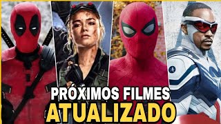 TODOS OS PRÓXIMOS FILMES DA MARVEL LISTA COMPLETA ATUALIZADA [upl. by Ri940]