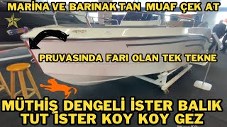 BOATSHOW BALIKTA İDDİALI TEKNE DALGALARA MEYDAN OKUYOR balık olta balıktaysanözgürsün levrek [upl. by Akimaj595]