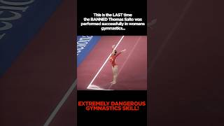 🚫⚠️ The Last time this BANNED Gymnastics Skill was performed gymnastics dangerous gymnast [upl. by Autum]