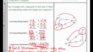 43 Congruent Triangles [upl. by Eicnahc]