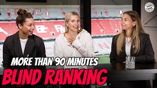 More than 90 Minutes  Blind Ranking mit Lena Gercke Kathi Naschenweng und Lena Oberdorf [upl. by Tanitansy]