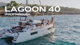 Lagoon 40 Walkthrough amp Details [upl. by Lita127]