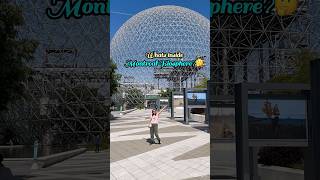 Whats inside Montreal Biosphere🤔🌎montreal canada travel shorts [upl. by Marji]