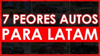 ¿QUÉ autos se FABRICAN en Argentina  7 autos que NO debes comprar en Latinoamérica por inseguros [upl. by Yzdnil]