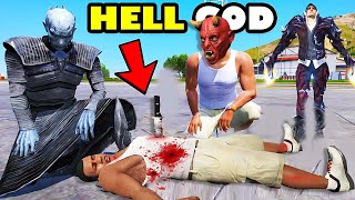 Franklin Trying To Revive HELL GOOD To Fight HELL LORD In GTA 5  SHINCHAN and CHOP [upl. by Ahsenot]