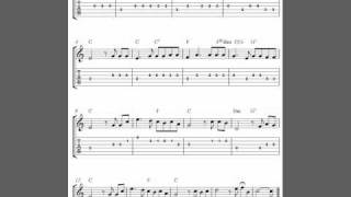 How Great Thou Art  Guitar tablature sheet music [upl. by Zoeller11]